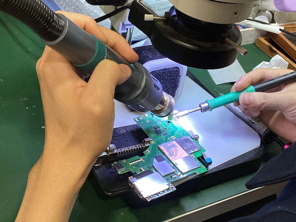 switch2 はんだ作業